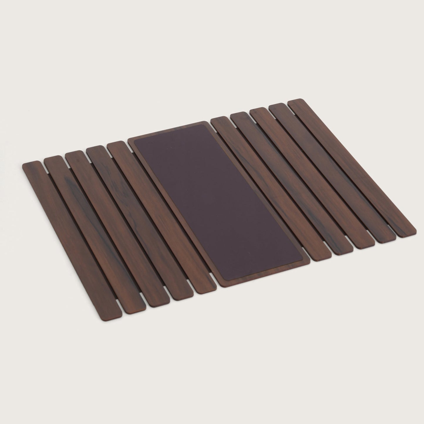 Elegant Flexible Sofa Armrest Tray Brown