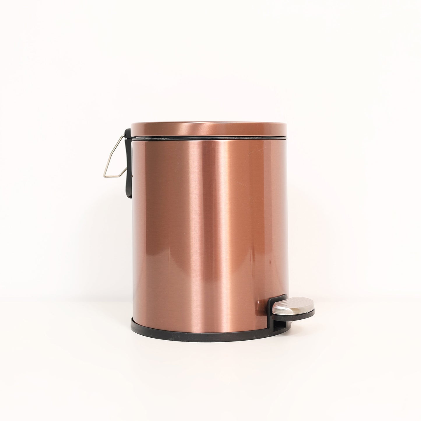 European Pedal Ss Trash Can | Soft Close Dustbin | Rose Gold