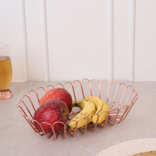 Wire Metal Basket - Copper